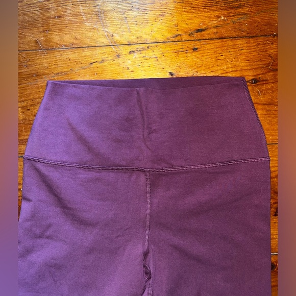 Maroon High Rise Leggings - Picture 2 of 8